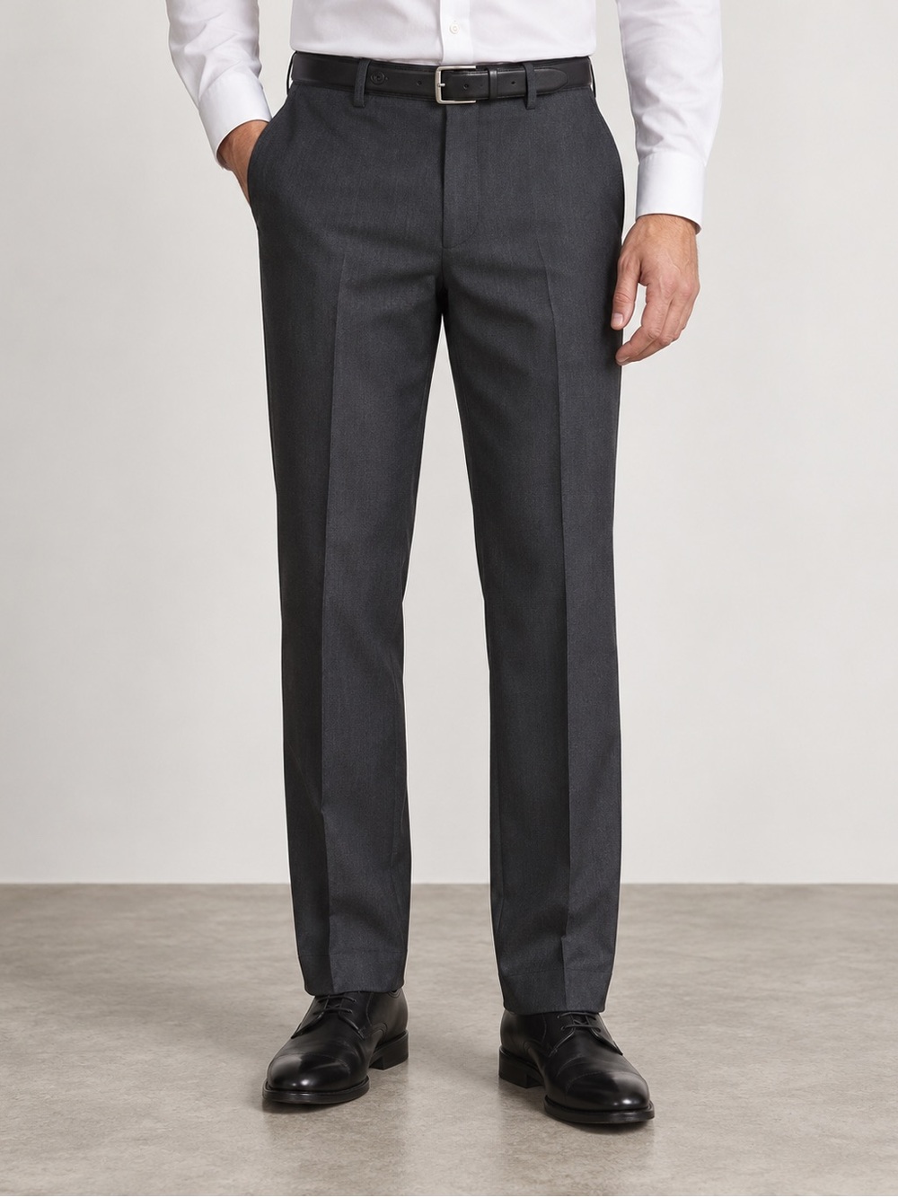 Brooks Brothers 1818 Regent Charcoal Wool Dress Pants 30x30